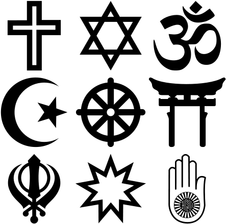 Religious Symbols - Philosophy Religion And Ethics (450x450), Png Download