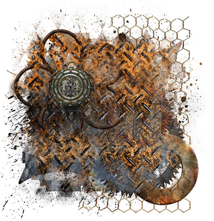 Steampunk Element Background 800 X 800 Png Transparent - Nemesis Now Steampunk Clock (800x800), Png Download