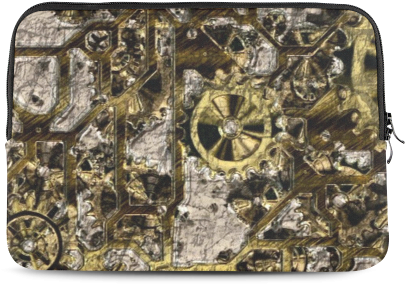 Metal Steampunk Macbook Air 13" - Metal Steampunk Shower Curtain (500x500), Png Download