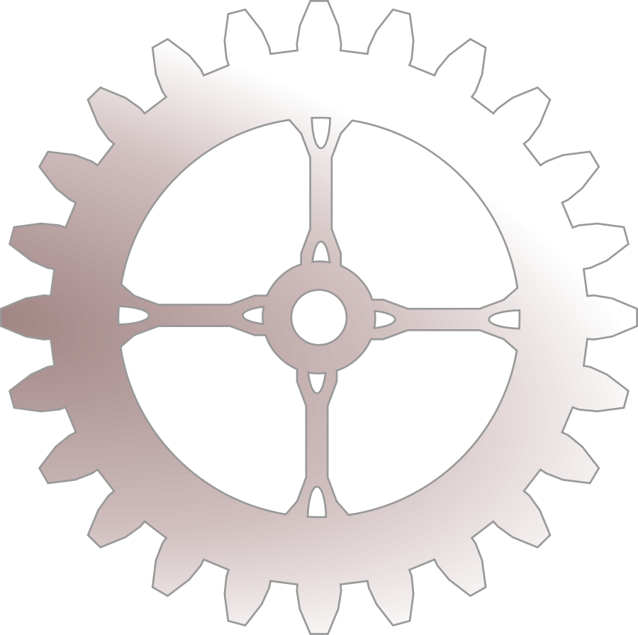 How To Set Use 24 Tooth Steampunk Gear Clipart (900x895), Png Download