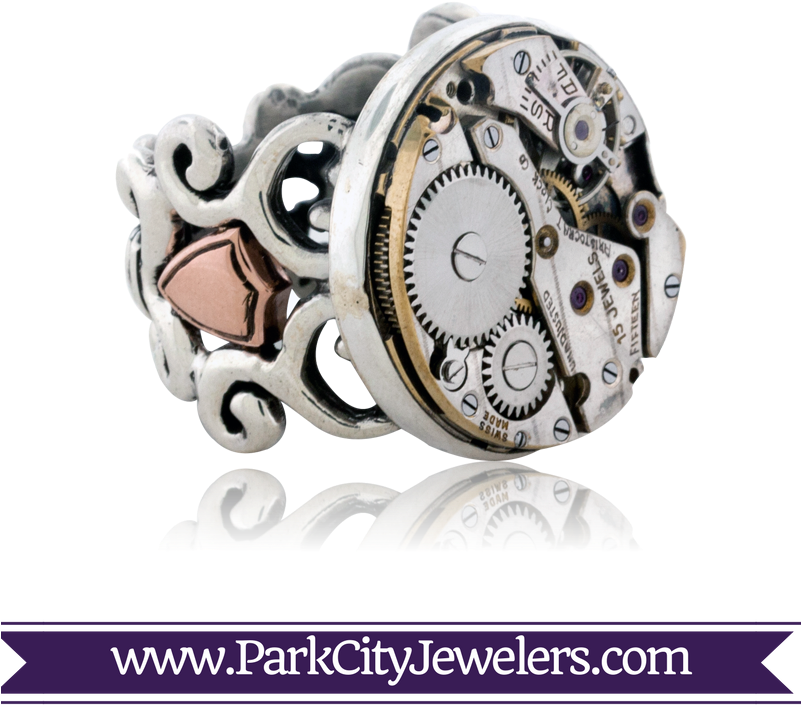 Steampunk Custom Ring - Ring (800x800), Png Download