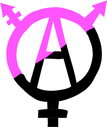 Anarcho Anti Norm Pinterest Anarchism Feminism And - Queer Anarchism Symbol (492x492), Png Download