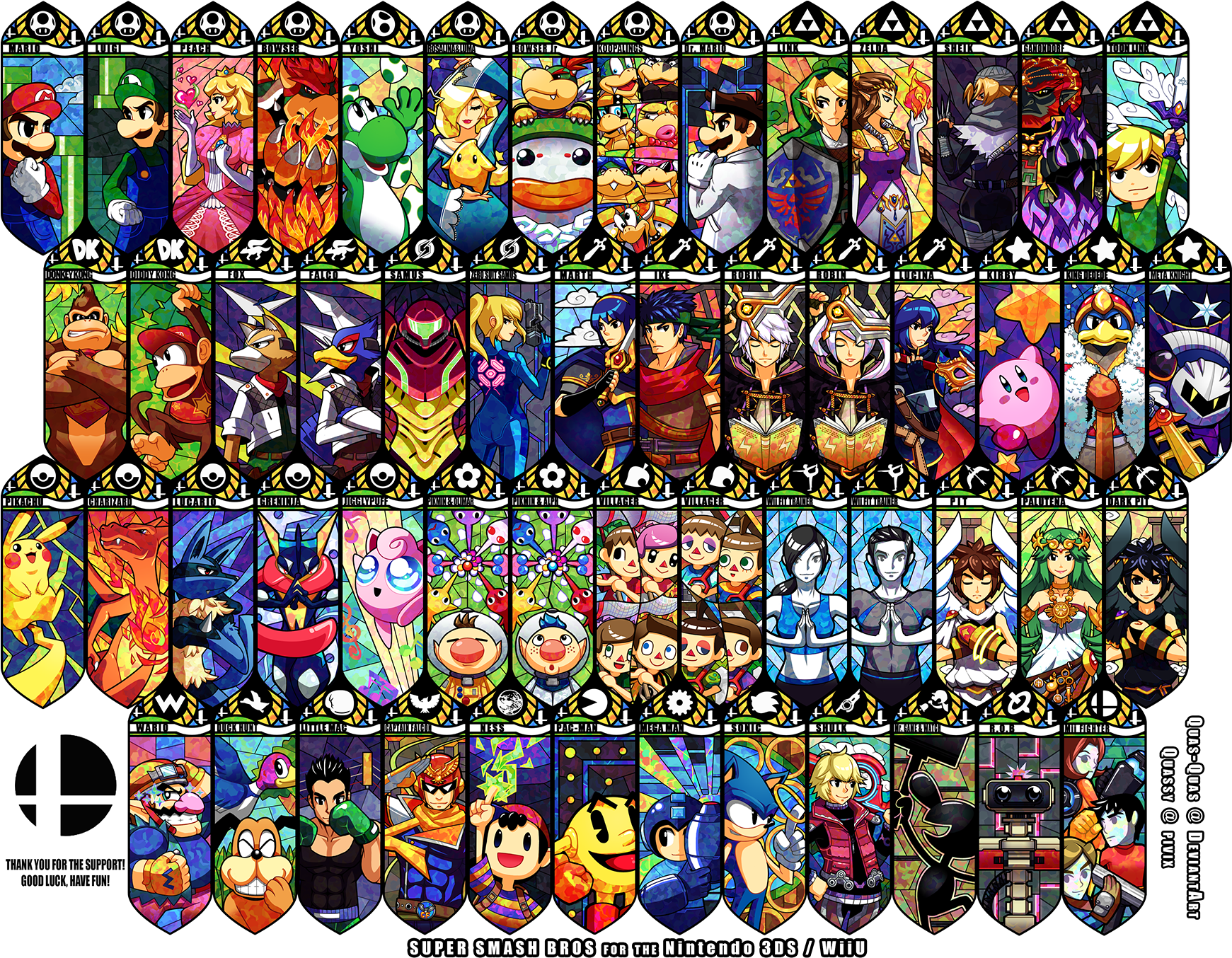 #super Smash Brothers, #video Games, #nintendo, Wallpaper - Super Smash Bros Wii U Personnages (1740x1360), Png Download