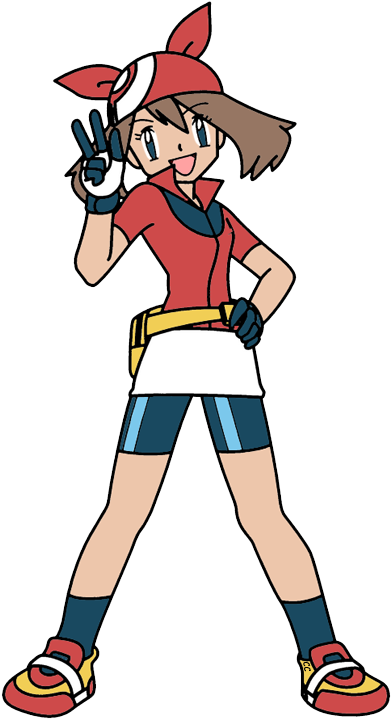 Misty Misty May May May Brock Max Max Ash - Serena Pokemon Grown Up (397x723), Png Download