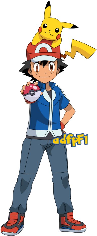 Pokemon Favourites By Spartandragon12 On Deviantart - Ash De Pokemon Xy (400x950), Png Download