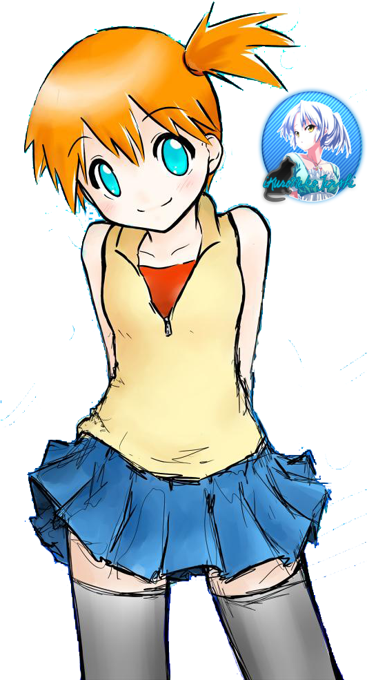 Misty Render - Misty Pokemon Render (531x1000), Png Download