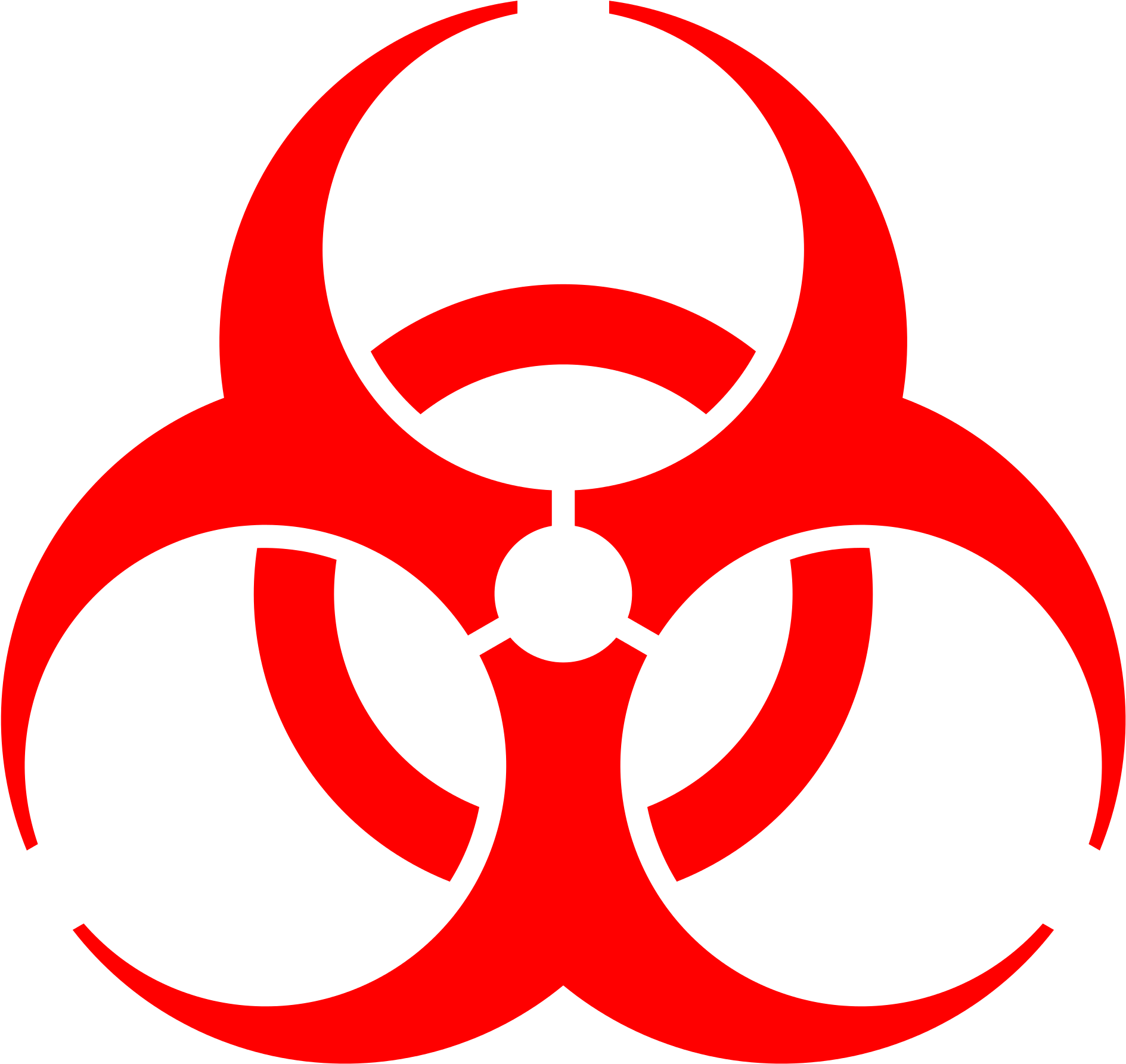 Open - Biohazard Symbol (2000x2000), Png Download