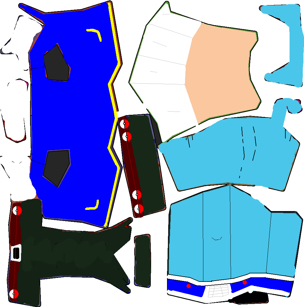 Custom Ash Ketchum (1024x1024), Png Download