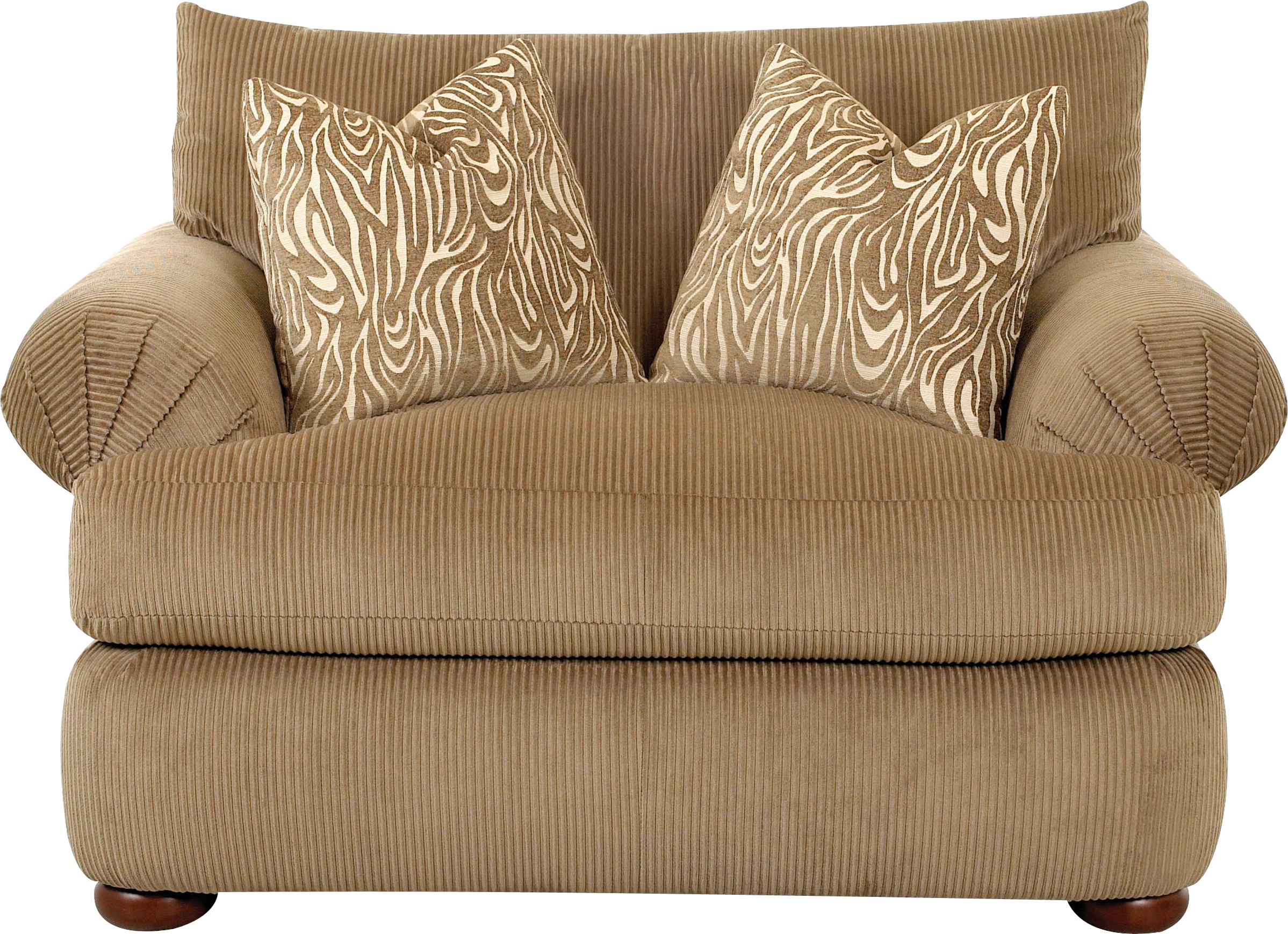 Sofa Png Image - 181417 Shere Khan Sienna By Robert Allen Fabric (2397x1737), Png Download