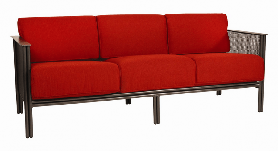 Woodard Jax Wrought Iron Sofa By Woodard - Woodard Jax Outdoor Sofa | Outdoor Sofas | 2j0020-52-44c-slf (900x900), Png Download