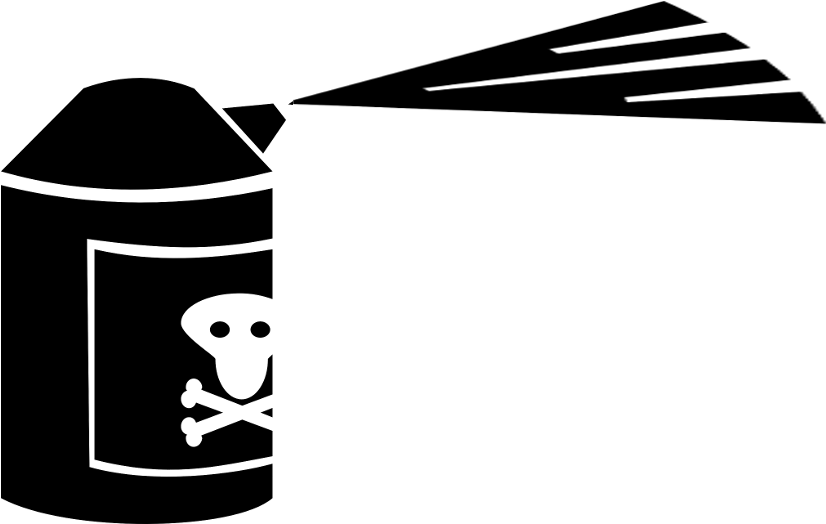 Common Bug Killers Used - Pesticide Clipart (1000x523), Png Download