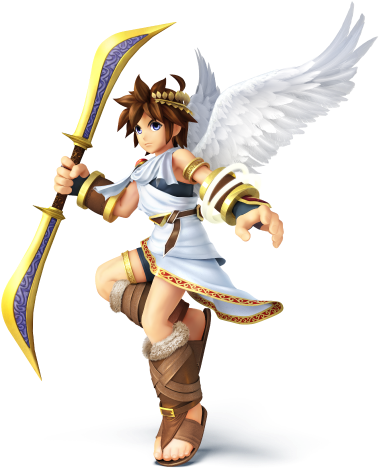 Pit Makes His 2nd Appearance In The Next Super Smash - Amiibo Super Smash Bros. Character - Pit Nintendo Wii (456x500), Png Download