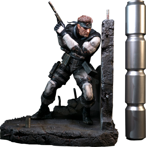 Solid Snake Statue - Black Ops 4 Figures (480x484), Png Download