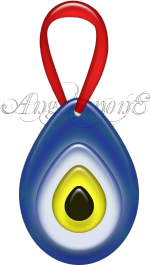 Nazar Boncuğu Yapalım - Locket (326x553), Png Download