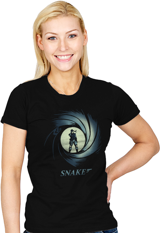 Snake, Solid Snake - Ript Apparel Hakuna Cupata - Womens Black (800x800), Png Download