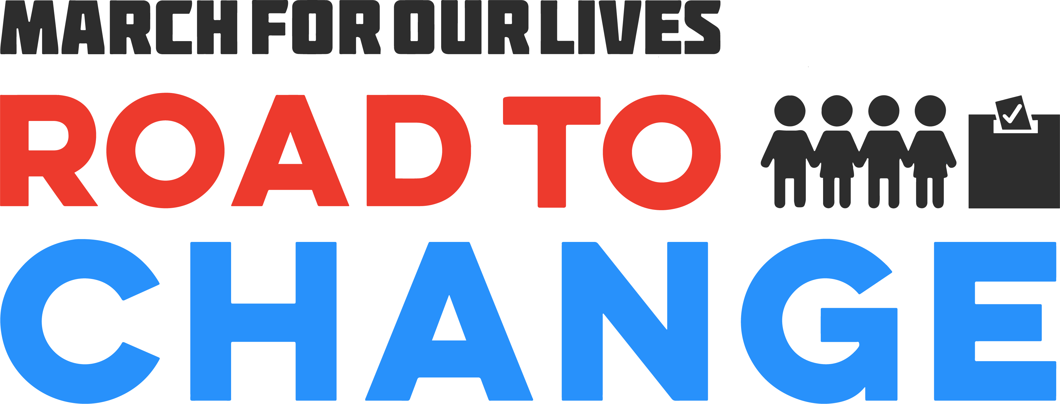 The March For Our Lives “road To Change” Has More Than - Road To Change Tour (3633x1386), Png Download