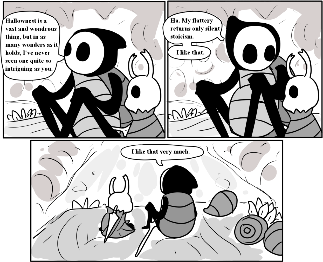 Hollow Knight Quirrel Comic (1280x1041), Png Download
