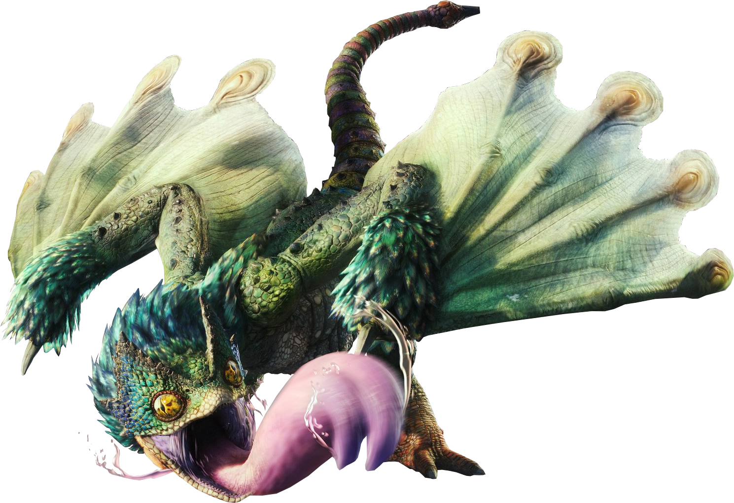 Image Of Pukei-pukei - Monster Hunter World Pukei (1489x1020), Png Download