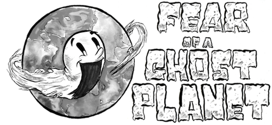 Fear Of A Ghost Planet - Cartoon (550x248), Png Download