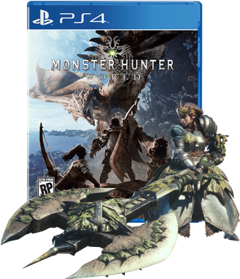 Game Info - Capcom Monster Hunter: World (ps4) (359x408), Png Download
