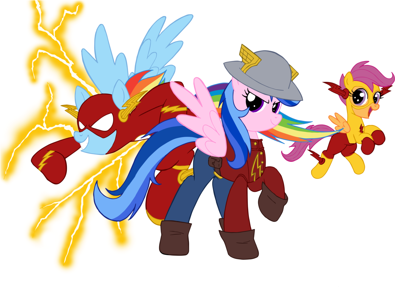 #1416974 - Artist - Edcom02, Artist - Jmkplover, Crossover, - Rainbow Dash And Flash Comic (1280x923), Png Download