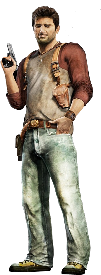 Nathan Drake 9 - Uncharted Nathan Drake's Shirts (396x978), Png Download