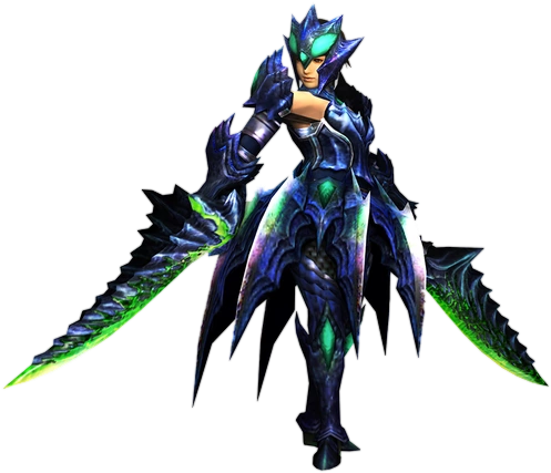 One Of My All Time Favorite Weapon In The Monster Hunter - Monster Hunter World Dual Blades (600x449), Png Download