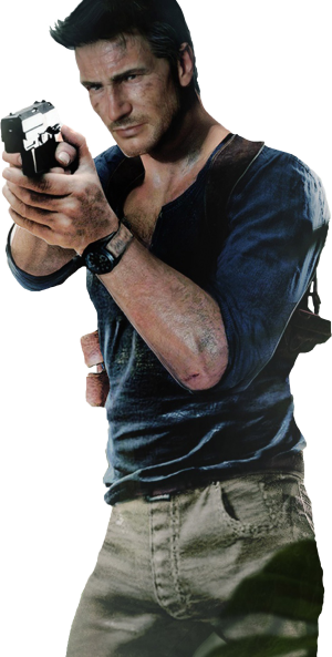 Fine Di Un Ladro Sarà Anche La Fine Per Nathan Drake - Nathan Drake Uncharted 4 Png (300x593), Png Download