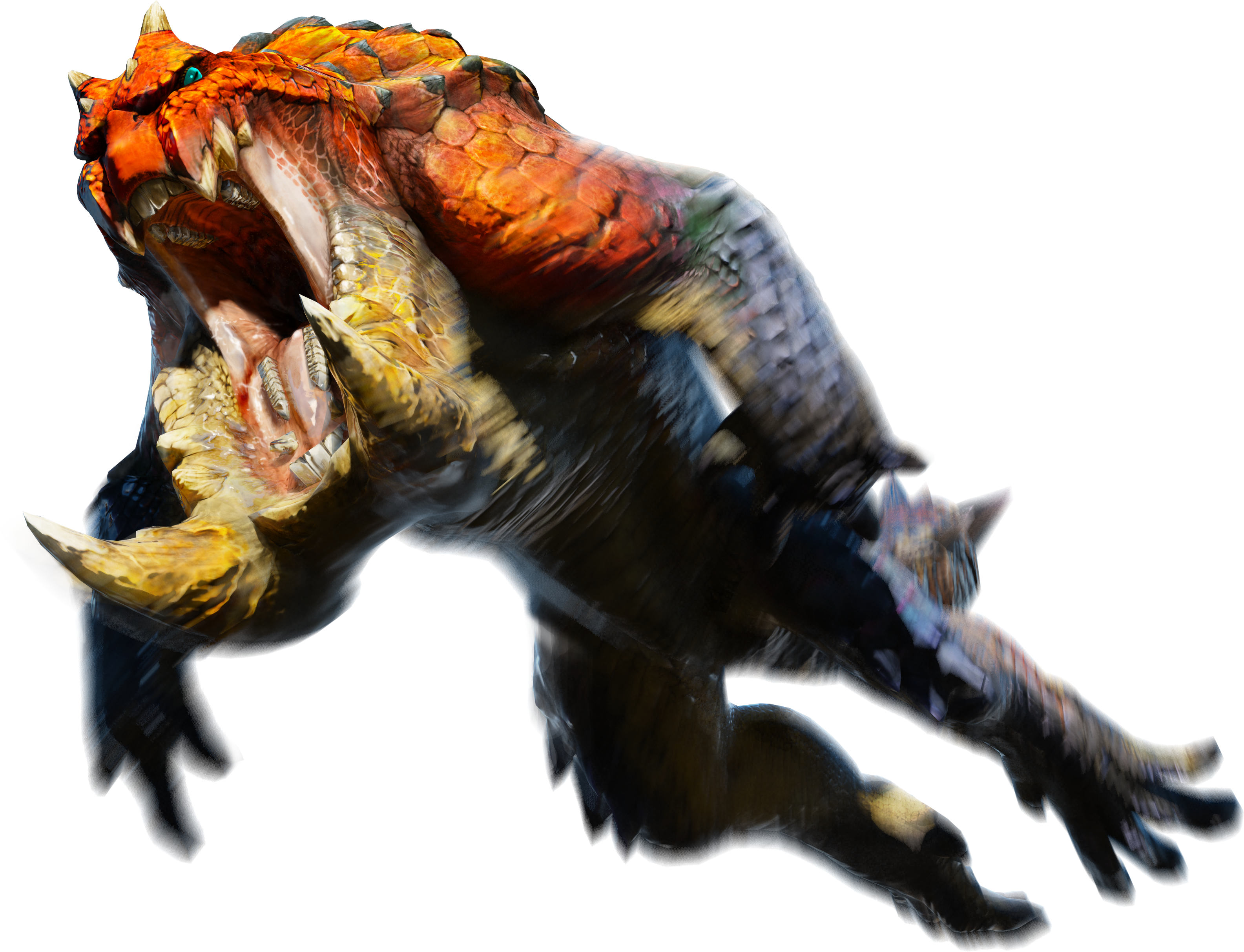 Actions - Monster Hunter Tetsucabra (3170x2426), Png Download