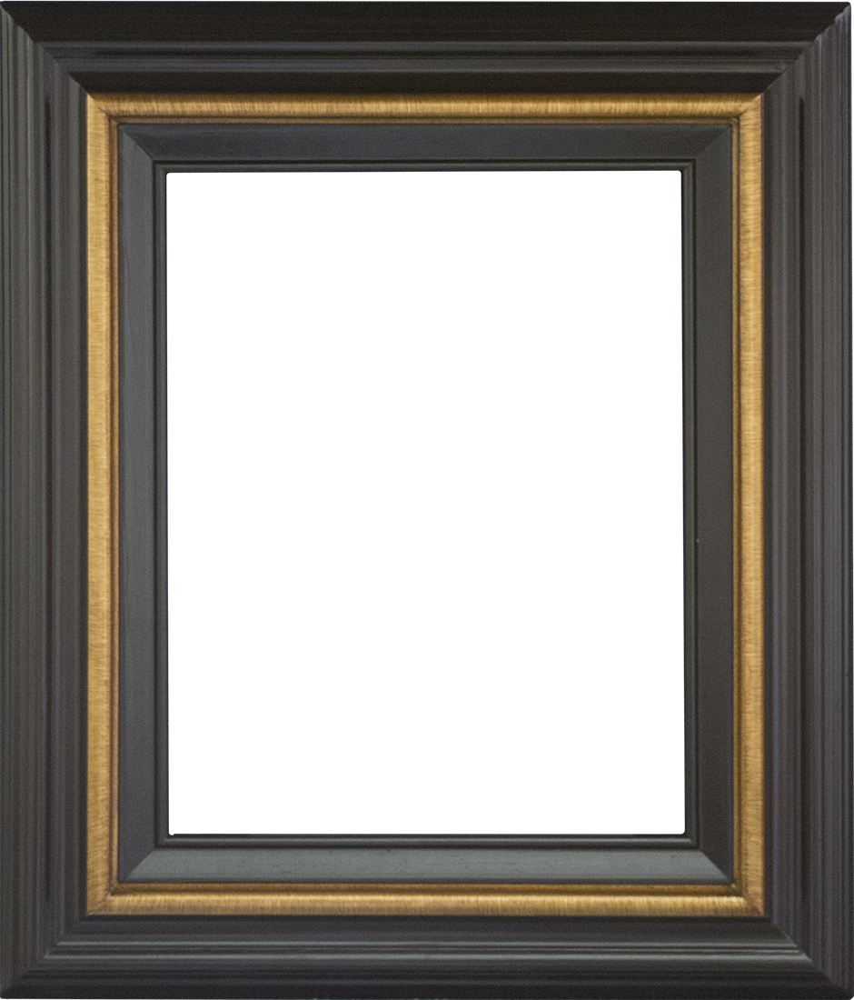 #12 Walnut/gold - Picture Frame (940x1100), Png Download