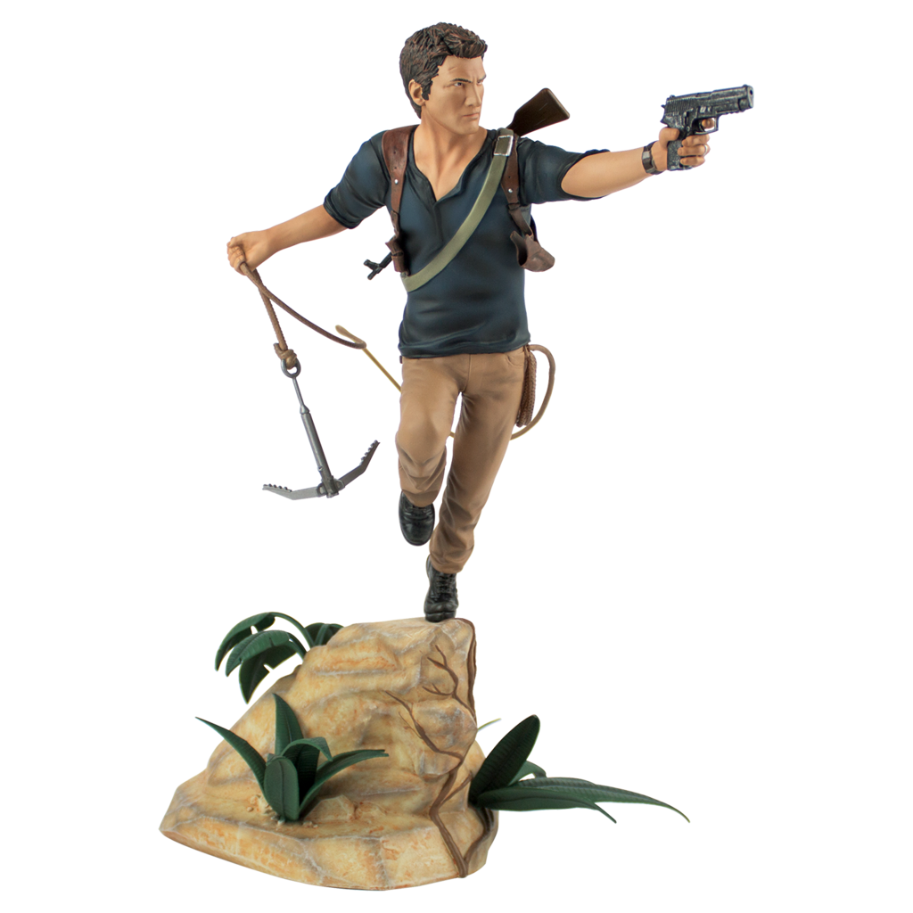Nathan Drake Statue (1024x1024), Png Download