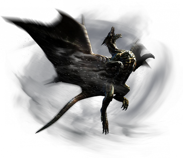 Kushala Daora First Appeared In Monster Hunter Freedom - Kushala Daora (640x553), Png Download