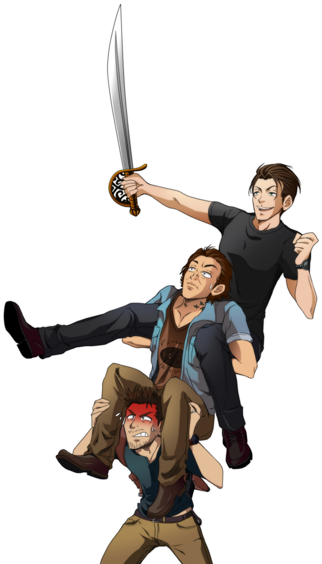For God And Liberty By Consu On Deviantart Nathan Drake, - Sam And Rafe Uncharted (689x1159), Png Download