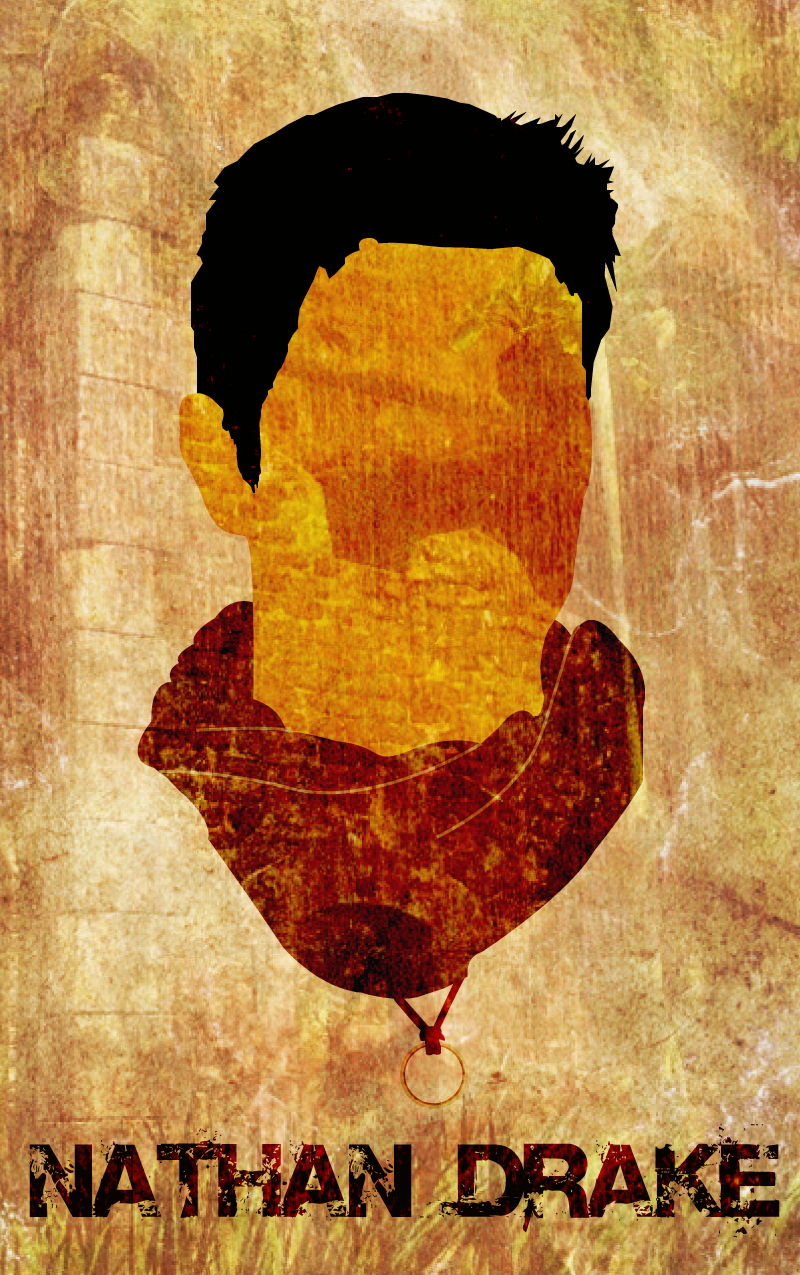 Minimal Movie Poster For Nathan Drake - Uncharted Minimal Poster (800x1275), Png Download