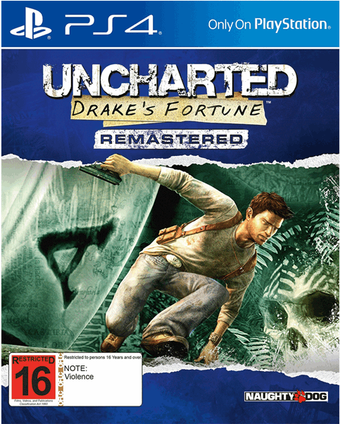 Uncharted 1 Drake's Fortune Remastered (600x600), Png Download