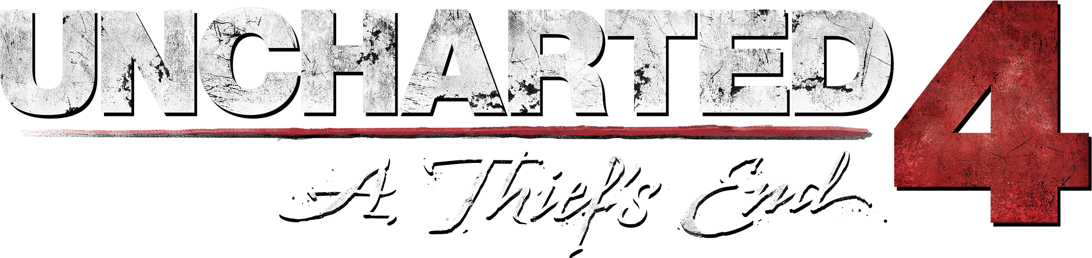 Anuncharted2 - Uncharted 4 Logo Png (2152x656), Png Download