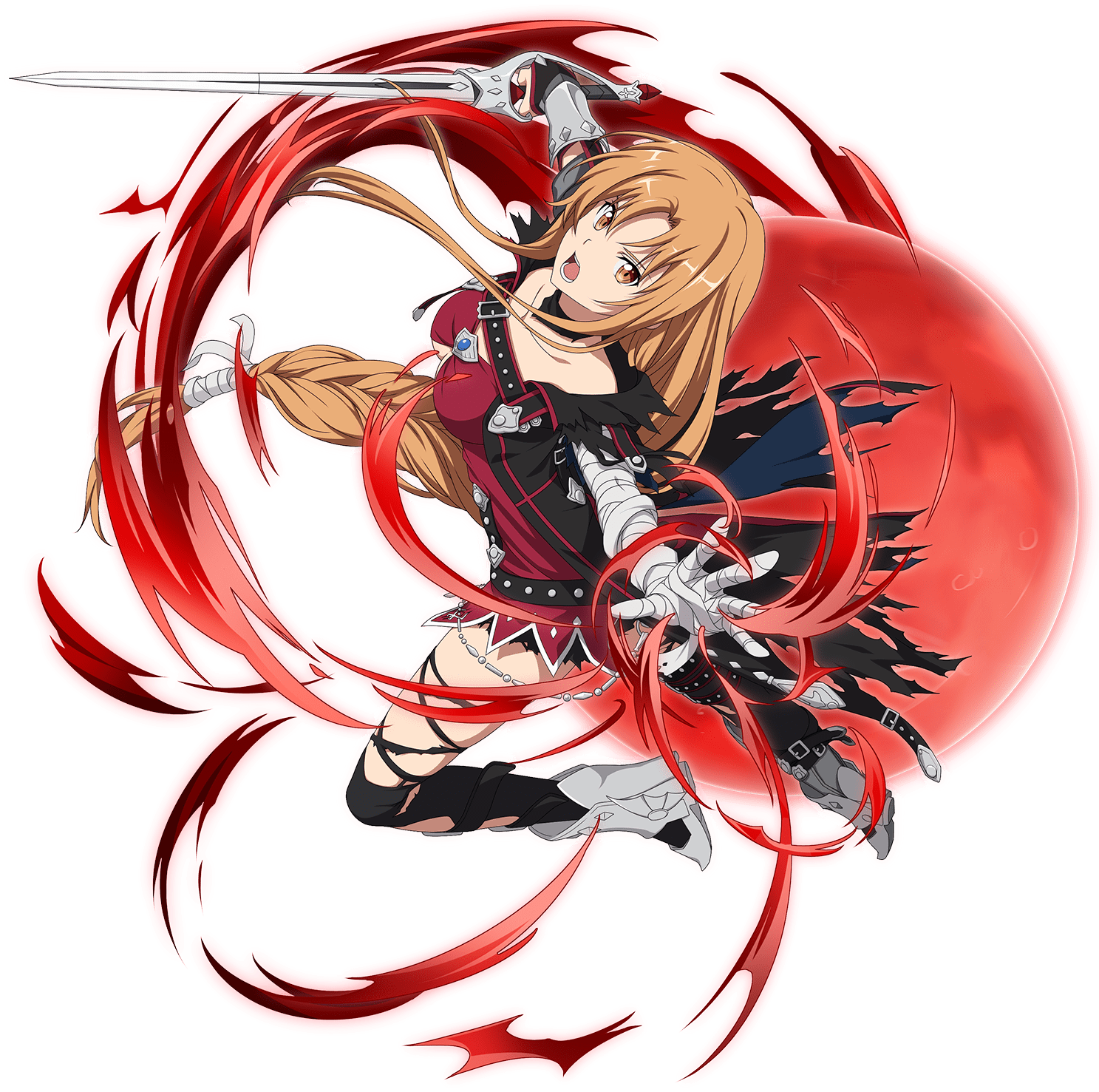 Asuna As Velvet Crowe - Tales Of The Rays X Sao (1500x1500), Png Download
