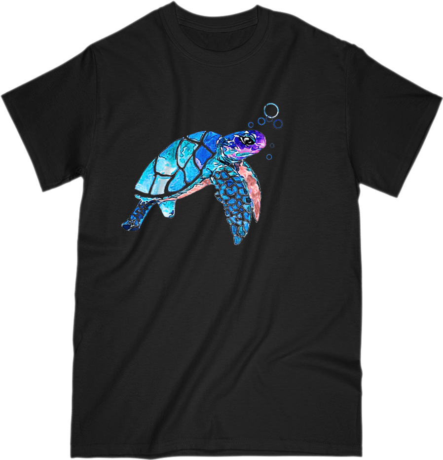 Watercolor Turtle - Premium T-shirt - Embrace Your Weird Side (1000x1000), Png Download