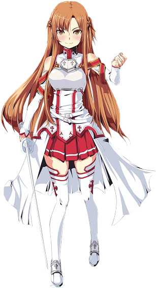 Asuna Yuuki [ Render] By Sweetnandy On Deviantart - Asuna Knights Of The Blood Oath (318x600), Png Download