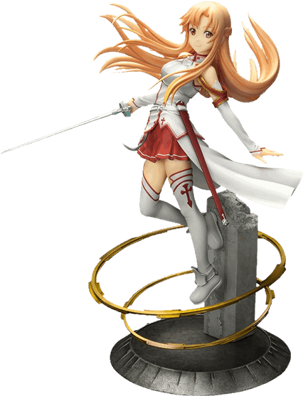 Sword Art Online - Asuna Figure Png (600x600), Png Download