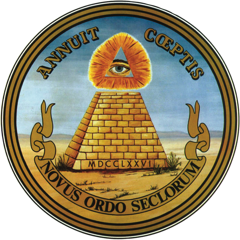 The Great Seal - Great Seal Reverse Side (800x804), Png Download