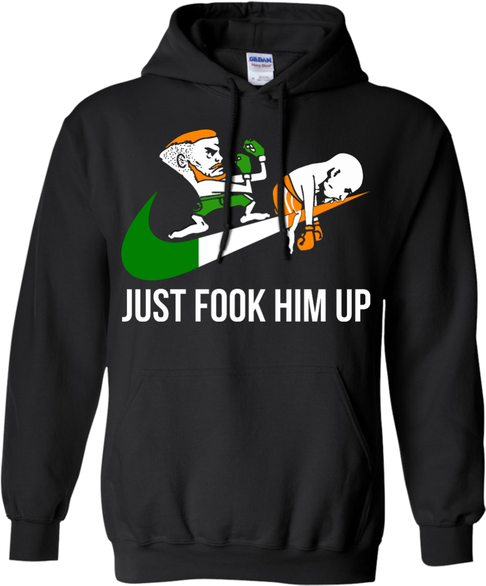 Conor Mcgregor Just Fook Him Up Shirt, Hoodie, Racerback - Rick And Morty Hoodies Supreme (1155x1155), Png Download