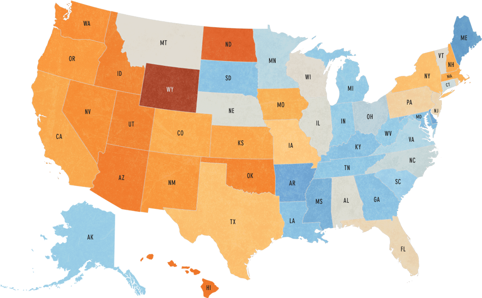 We Scraped Twitter For The Following - Montana State Political Map (1003x633), Png Download