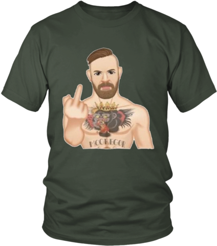 Conor Mcgregor Shirt Fuck - Larry Bernandez T Shirt (480x480), Png Download