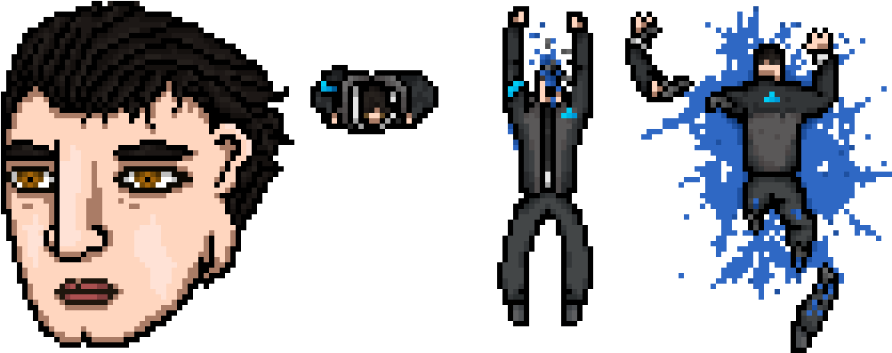 4 Mo - Connor The Android Sent By Cyberlife (1200x414), Png Download