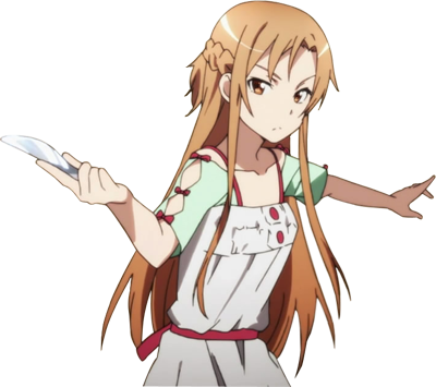 View Samegoogleiqdbsaucenao Asuna , - Asuna And Kirito Knife (400x355), Png Download