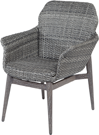 Tables Lasalle Dining Arm Chair Smoke - Chair (800x800), Png Download