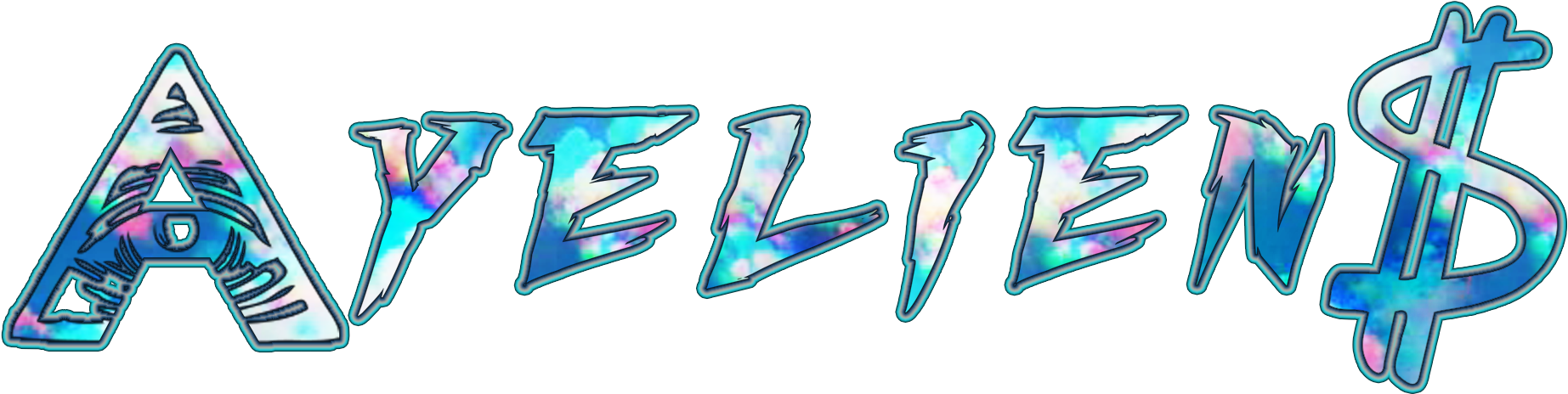 All Seeing Eye Ayelien$ T Shirt - Graphic Design (2726x768), Png Download