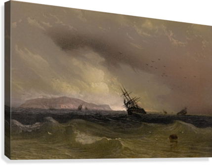 The Island Of Serpents Canvas Print - Painting (429x335), Png Download