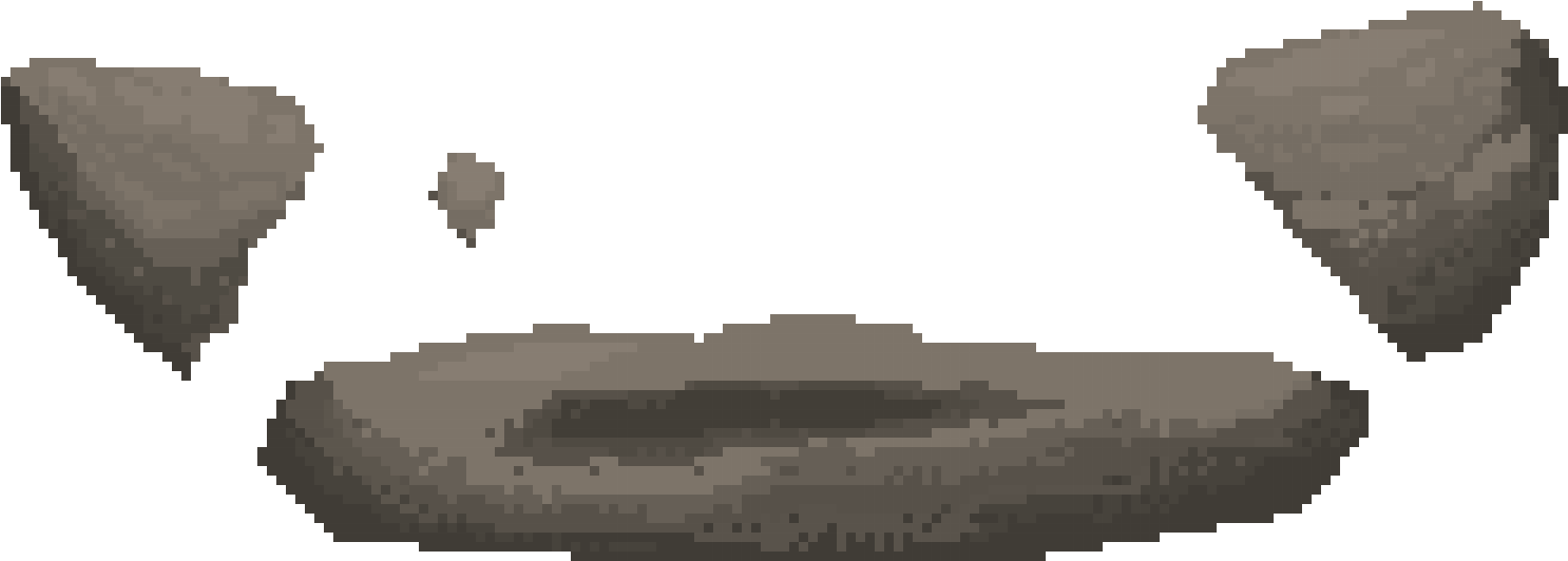Floating Islands - Pixel Art (1720x720), Png Download